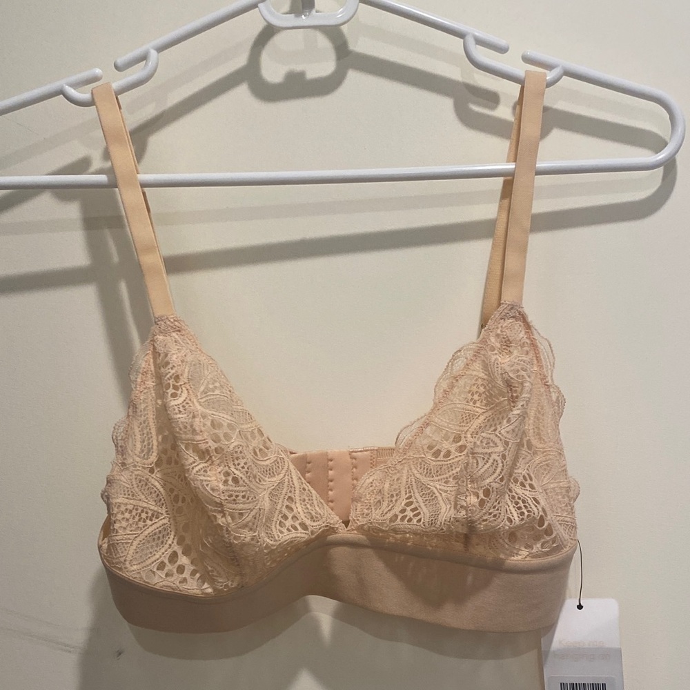 Lively Long-Lined Lace Bralette